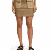 Scotch & Soda High-Rise Cargo Mini Skirt