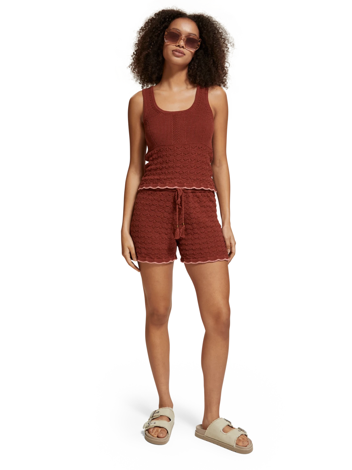 Scotch & Soda Pointelle Knit Short