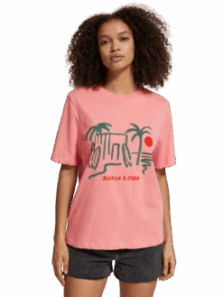 Scotch & Soda Relaxed Fit Graphic T-Shirt