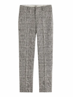 Scotch & Soda Lowry Mid Rise Slim Prince Of Wales Pant