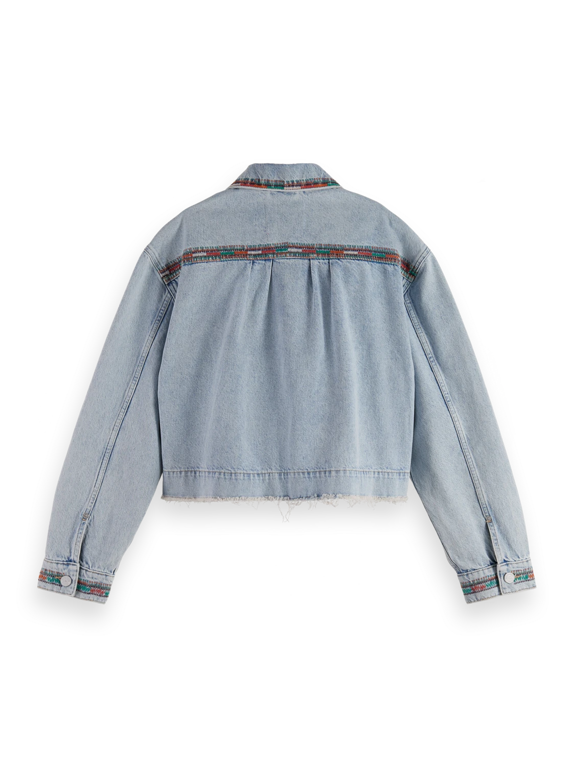 Scotch & Soda Cropped Denim Jacket - Image 2