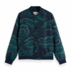 Scotch & Soda Waves Lightweight Jacquard Bomber Jacket