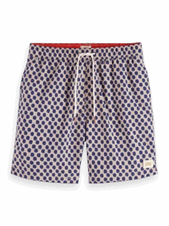Scotch & Soda Mid Length Printed Swim Short