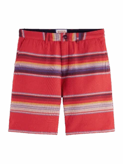 Scotch & Soda Stuart Striped Woven Chino Shorts