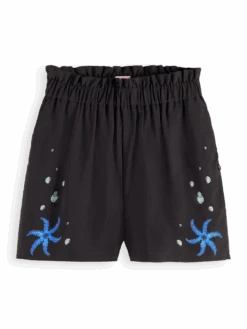 Scotch & Soda Sea Collage Printed Pull On Shorts