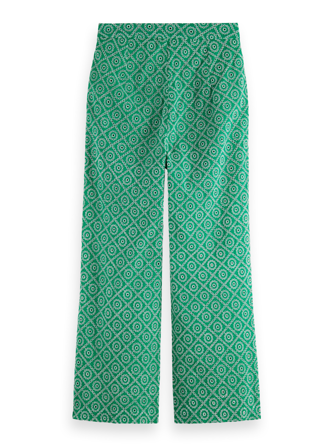 Scotch & Soda Broderie Anglaise Straight Leg Pant - Image 2