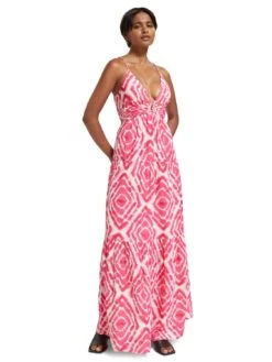 Scotch & Soda Open Back Tie Dye Maxi Dress