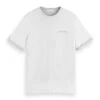 Scotch & Soda Garment-Dyed Embroidered Logo T-Shirt