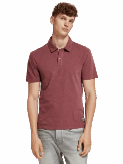 Scotch & Soda Garment-Dyed Jersey Polo