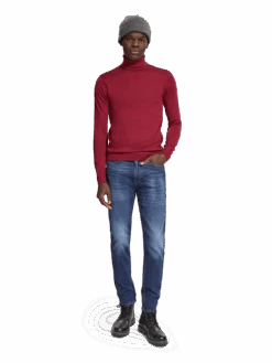 Scotch & Soda Merino Wool Turtleneck Pullover