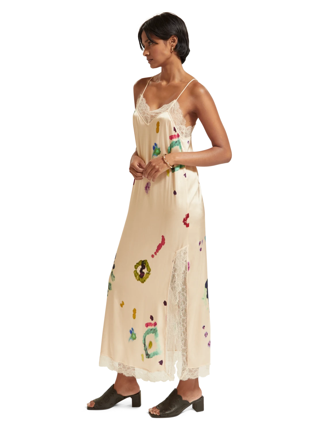 Scotch & Soda Cami Maxi Dress With Lace Detail - Image 2