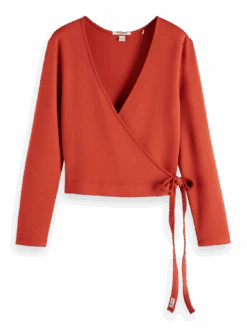 Scotch & Soda V-Neck Wrap Cardigan