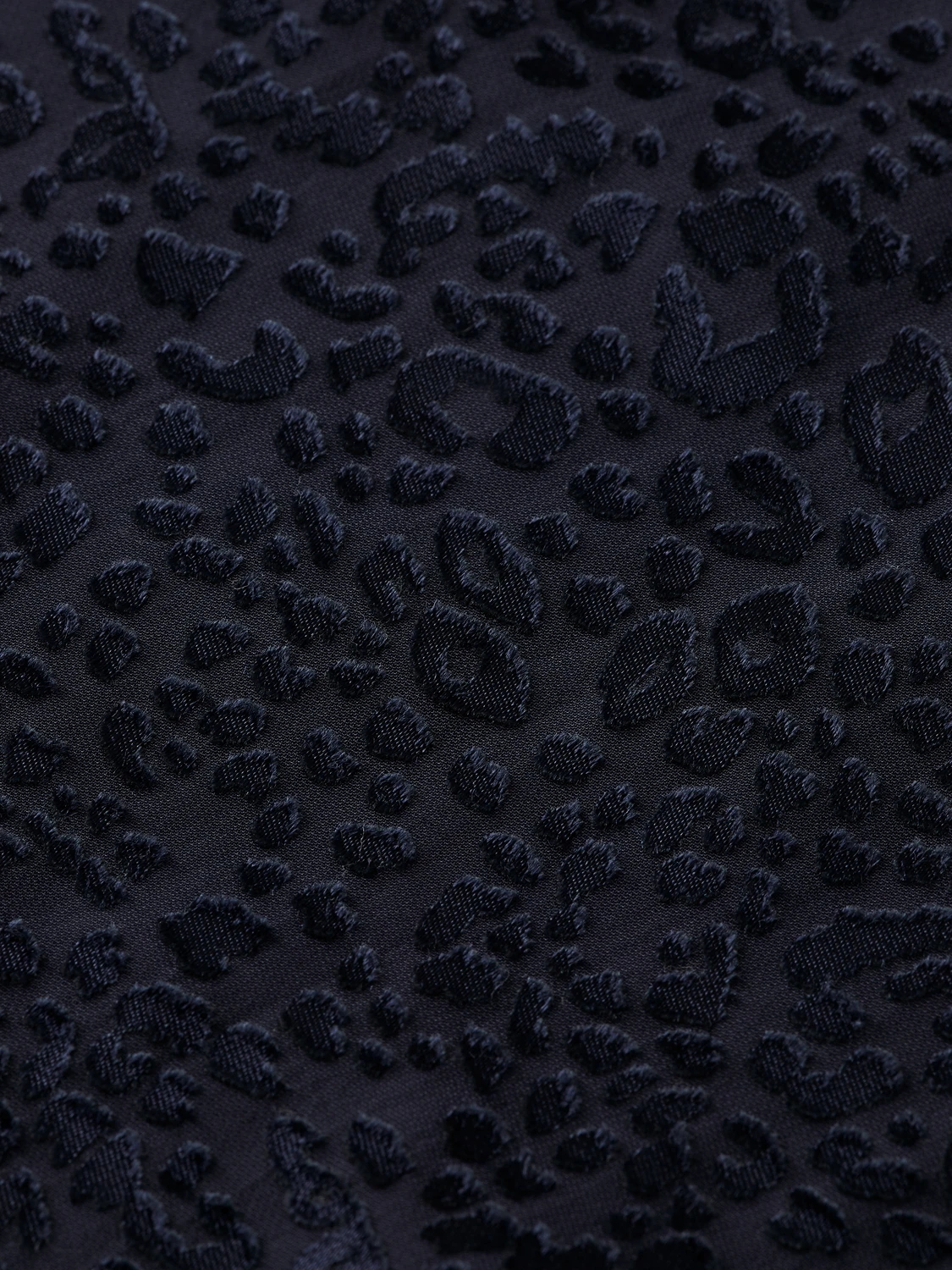 Scotch & Soda Mock Neck Mini Animal Print Open Back Top - Image 3