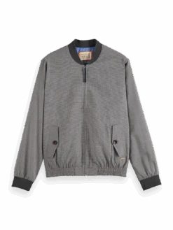 Scotch & Soda Yarn-Dyed Zip-Thru Bomber Jacket