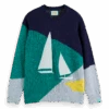 Scotch & Soda Boat Melange Crew Neck Pullover