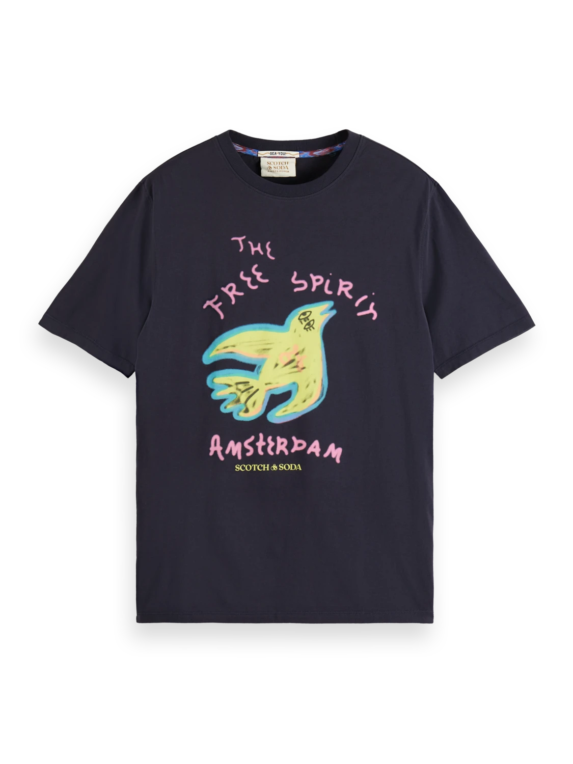Scotch & Soda The Free Spirit Printed T-Shirt