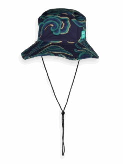 Scotch & Soda Wave Printed Reversible Bucket Hat
