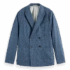 Scotch & Soda Double-Breasted Check Blazer