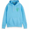 Scotch & Soda Garment-Dyed Artwork Hoodie
