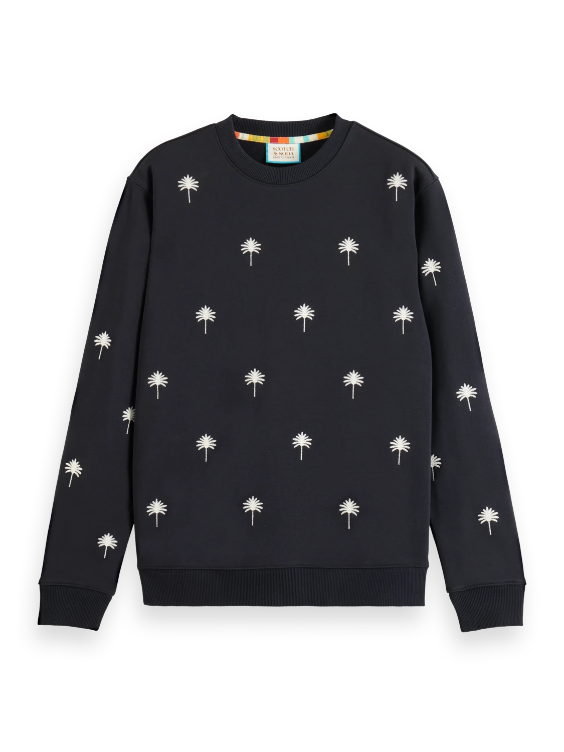 Scotch & Soda Palm Embroidered Sweatshirt