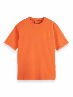 Scotch & Soda Garment Dye Artwork T-Shirt