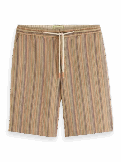 Scotch & Soda Fave Multi-Colored Striped Bermuda Shorts